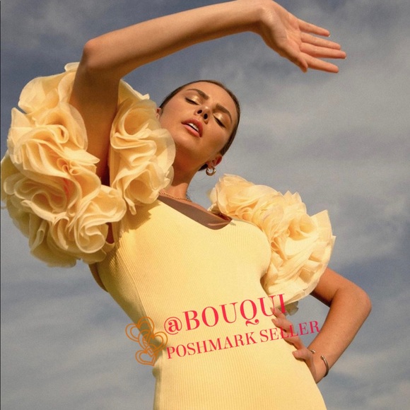 BLOGGERS FAV ZARA CONTRASTING MINI KNIT DRESS - Picture 4 of 16